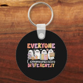 Sprechtherapie Jeder kommunizieren anders Ha Schlüsselanhänger (Vorderseite)