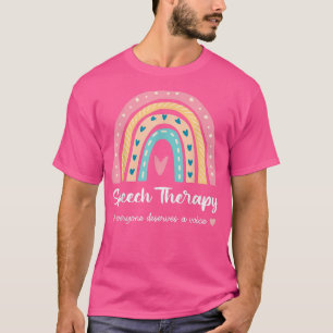 Sprechtherapie Jeder verdient einen Voice Rainbow  T-Shirt
