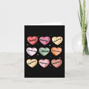 Sprechtherapie Valentinstag Slp Slpa Candy Heart C Karte