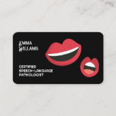 Sprechtherapie Visitenkarte (Vorderseite)