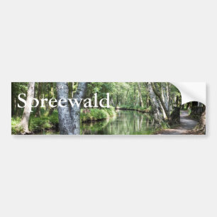 Spreewald Kanal Autoaufkleber
