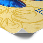 Spreizen Sie Ihre Flügel Schmetterling Zitat Kunst Poster (Ecke)