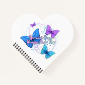 Spreizen Sie Ihre Flügel und fliegen Sie Schmetter Notizblock (Vorderseite)