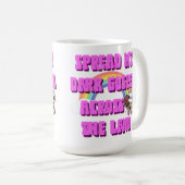 Spreizen Sie mein dunkles Evangelium über die Land Kaffeetasse (VorderseiteRechts)