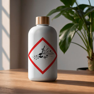 Sprengbombe - GHS-Siegel Aufkleber