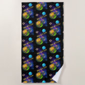 Sprengen Sie sich aus Strandtuch (Vorderseite)