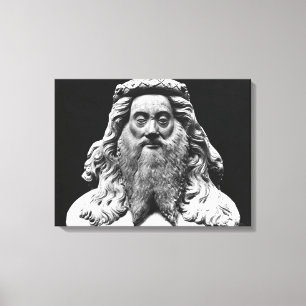 Sprengen Sie von der Begräbnis- Statue von De Leinwanddruck