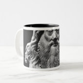 Sprengen Sie von der Begräbnis- Statue von De Zweifarbige Tasse (Vorderseite Links)