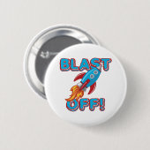 Sprengen Sie weg Rocket-Schiff Button (Vorne & Hinten)