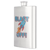 Sprengen Sie weg Rocket-Schiff Flachmann (Links)