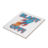 Sprengen Sie weg Rocket-Schiff Fliese (Seite)