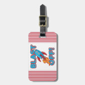 Sprengen Sie weg Rocket-Schiff Gepäckanhänger (Vorderseite vertikal)