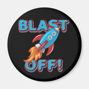 Sprengen Sie weg Rocket-Schiff Magnet