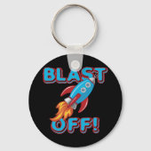 Sprengen Sie weg Rocket-Schiff Schlüsselanhänger (Vorderseite)