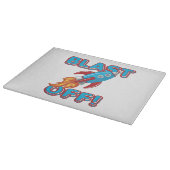 Sprengen Sie weg Rocket-Schiff Schneidebrett (Ecke)