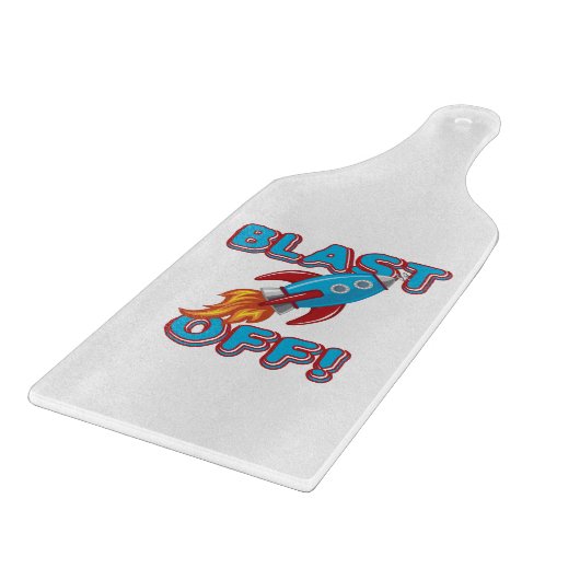 Sprengen Sie weg Rocket-Schiff Schneidebrett (Ecke)