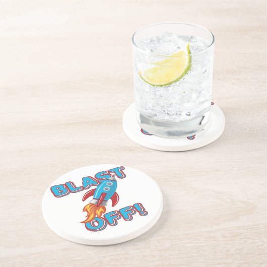 Sprengen Sie weg Rocket-Schiff Untersetzer (Seite)