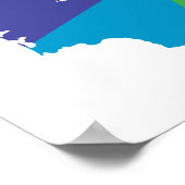 Sprengfarbensterben Poster (Ecke)