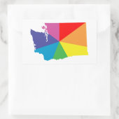 Sprengfarbensterben Rechteckiger Aufkleber (Tasche)