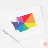 Sprengfarbensterben Rechteckiger Aufkleber (Umschlag)