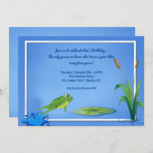 Sprengfrosch-Einladung Einladung (Vorne/Hinten)