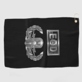 Sprengkörper zur Entsorgung Hoher EOD-Abzeichen Golfhandtuch (Horizontal)