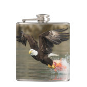 Sprengladender Adler Flachmann (Vorderseite)