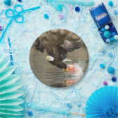 Sprengladender Adler Pappteller (Party)