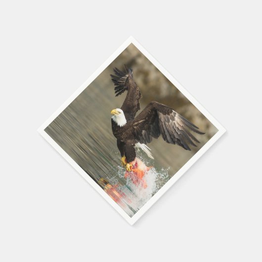 Sprengladender Adler Serviette (Ecke)