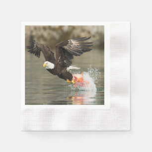 Sprengladender Adler Serviette