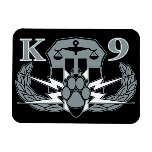 Sprengstoffdetektor K-9-Insignia-Magnet Magnet (Horizontal)