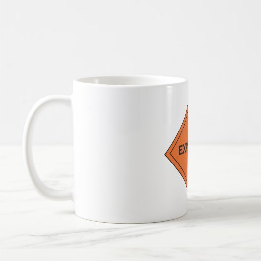 Sprengstoffzeichen Kaffeetasse (Links)