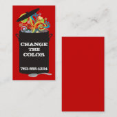 Sprengung der Aromen, die Visitenkarte (Vorne/Hinten)