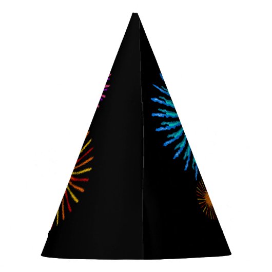 Sprengung des Feuerwerks-Musters Partyhütchen (Rückseite)