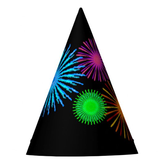 Sprengung des Feuerwerks-Musters Partyhütchen (Vorderseite)