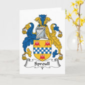 Spreull Familienwappen Karte (Gelbe Blume)