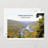 SPREWELL BLUFF STAAT PARK - Thomaston, Georgia Postkarte (Vorne/Hinten)