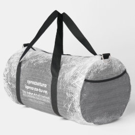SPREZZATURA: DIE ITALIENISCHE MODEKUNST-BlackDenim Duffle Bag