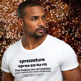 SPREZZATURA: DIE ITALIENISCHE MODEKUNST-BlackDenim T-Shirt