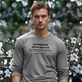 SPREZZATURA: DIE ITALIENISCHE MODEKUNST-BlackDenim Tri-Blend Shirt