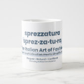 SPREZZATURA: DIE ITALIENISCHE MODEKUNST - DenimArt Jumbo-Tasse (Vorderseite)