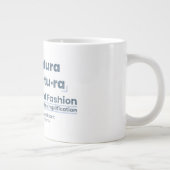 SPREZZATURA: DIE ITALIENISCHE MODEKUNST - DenimArt Jumbo-Tasse (Rechts)