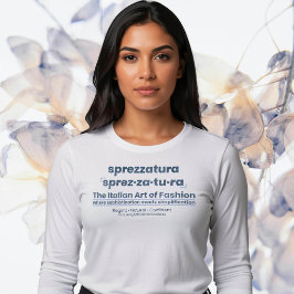 SPREZZATURA: DIE ITALIENISCHE MODEKUNST-DenimArt Tri-Blend Shirt