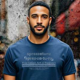SPREZZATURA: DIE ITALIENISCHE MODEKUNST - DenimArt Tri-Blend Shirt