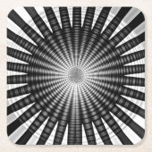 Sprial Madness Rechteckiger Pappuntersetzer (Vorderseite)