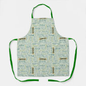 Sprich Alaskan! grüne Schürze (Vorderseite)