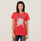 Sprich Alaskan! Roter T - Shirt (Vorne ganz)