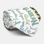 Sprich Alaskan! Weiße Krawatte (Gerollt)