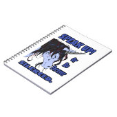 Sprich auf! Oder bleiben Sie für immer still Notizblock (Linke Seite)