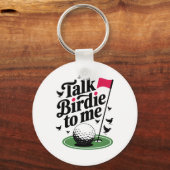 Sprich Birdie mit mir Funny golf puff Schlüsselanhänger (Rückseite)